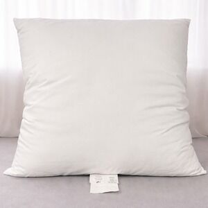 Threshold White Toss Pillow Insert 24x24 Square Cotton Shell Polyester